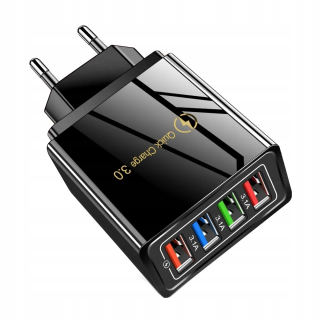 Rychlá nabíječka Quick Charge 3.0 4X USB 3.5A